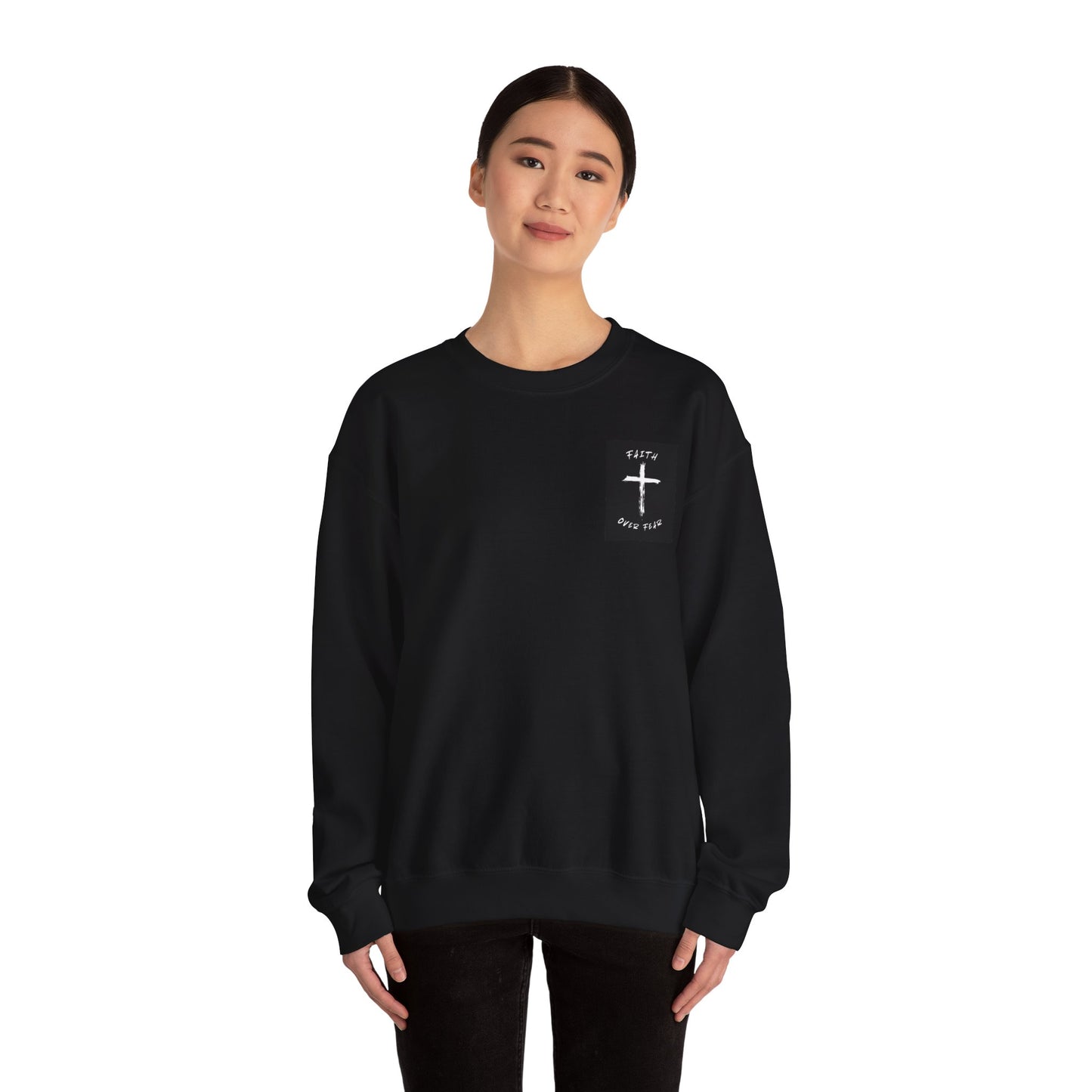 "Faith Over Fear" Unisex Heavy Blend™ Crewneck Sweatshirt