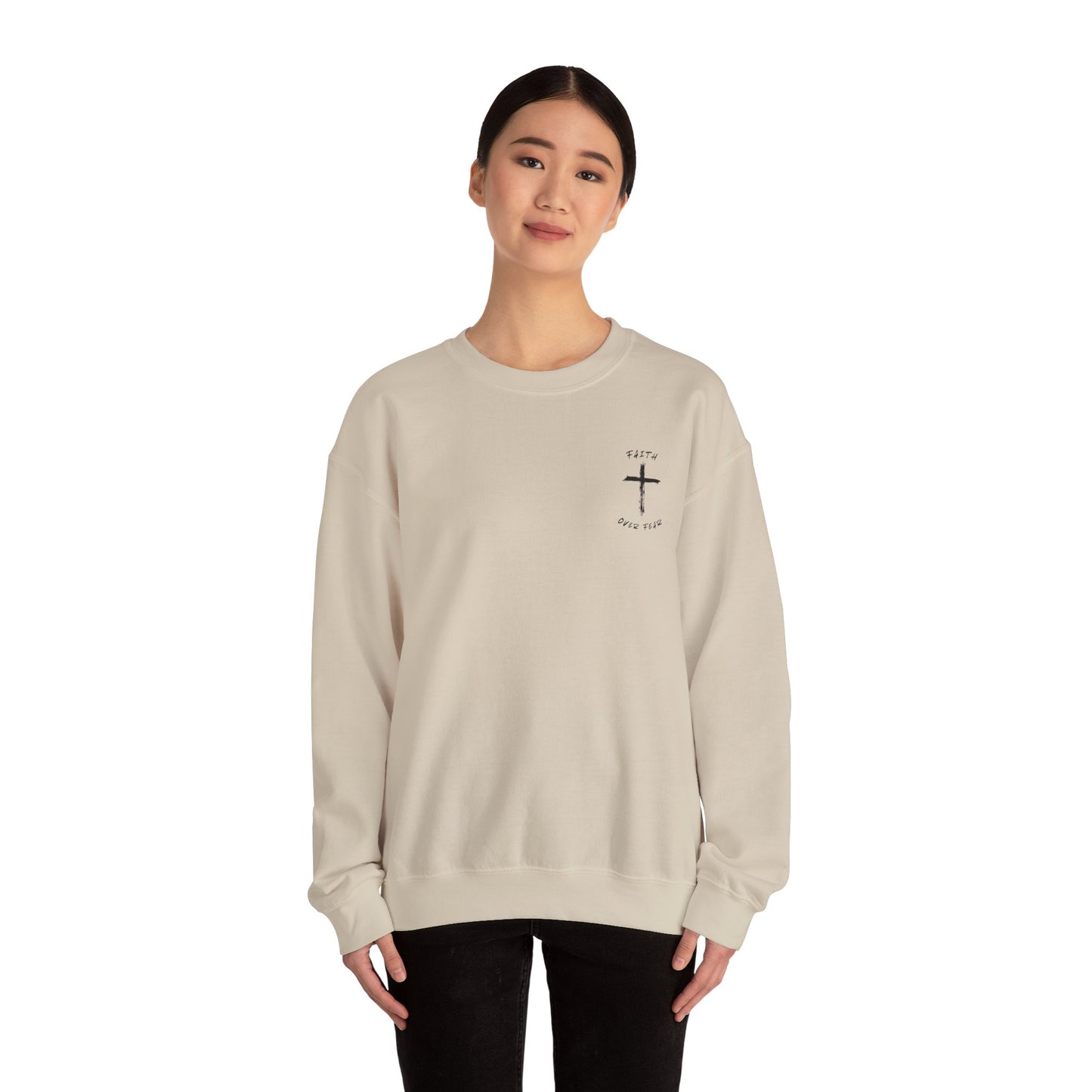 "Faith Over Fear" Unisex Heavy Blend™ Crewneck Sweatshirt